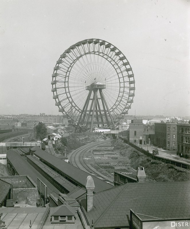 The Great Wheel, Earls Court; London af English Photographer