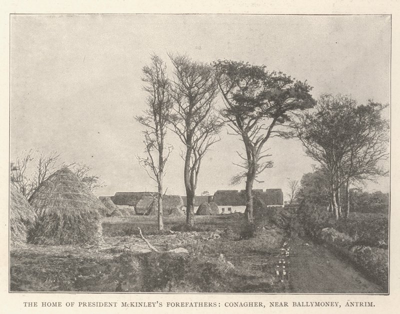 Hjemmet for præsident McKinleys forfædre, Conagher, nær Ballymoney, Antrim af English Photographer