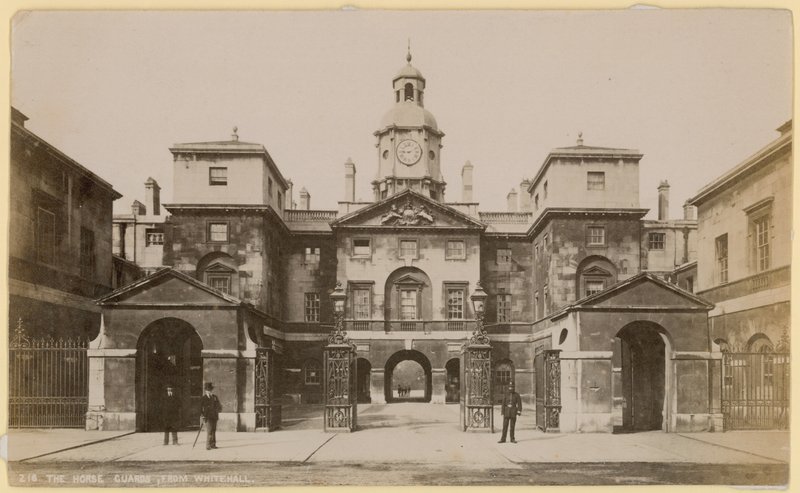 Horse Guards fra Whitehall, London af English Photographer