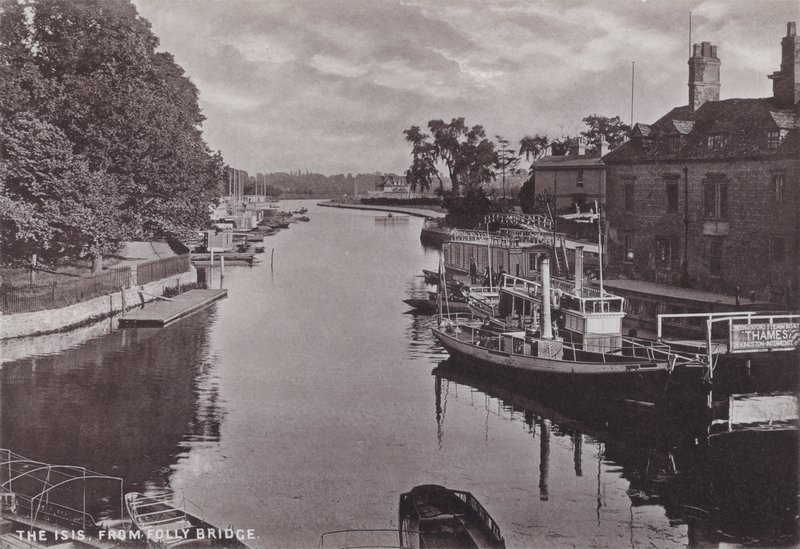 The Isis, fra Folly Bridge af English Photographer