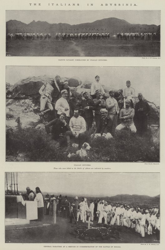 Italienerne i Abessinien af English Photographer