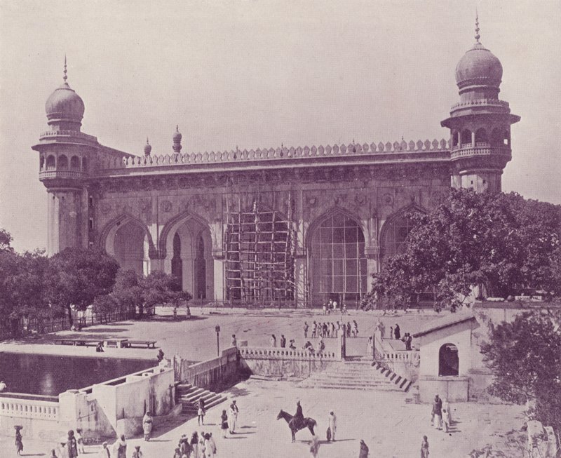 Jumma Musjid, Hyderabad af English Photographer