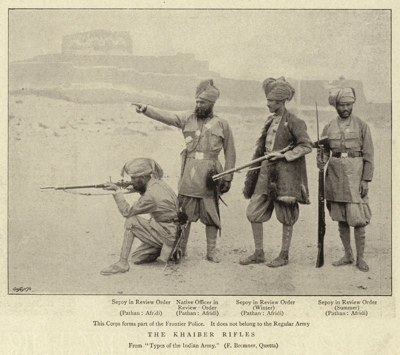Khyber-riflerne af English Photographer