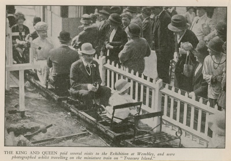 Kongen og Dronningen besøger British Empire Exhibition af English Photographer