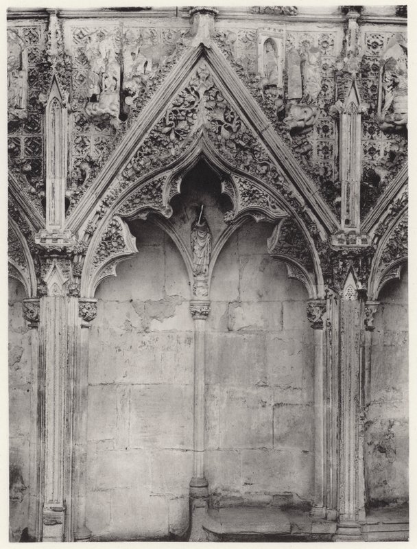 The Lady Chapel, Ely Cathedral: North Side, XVIII (s/h foto) af English Photographer