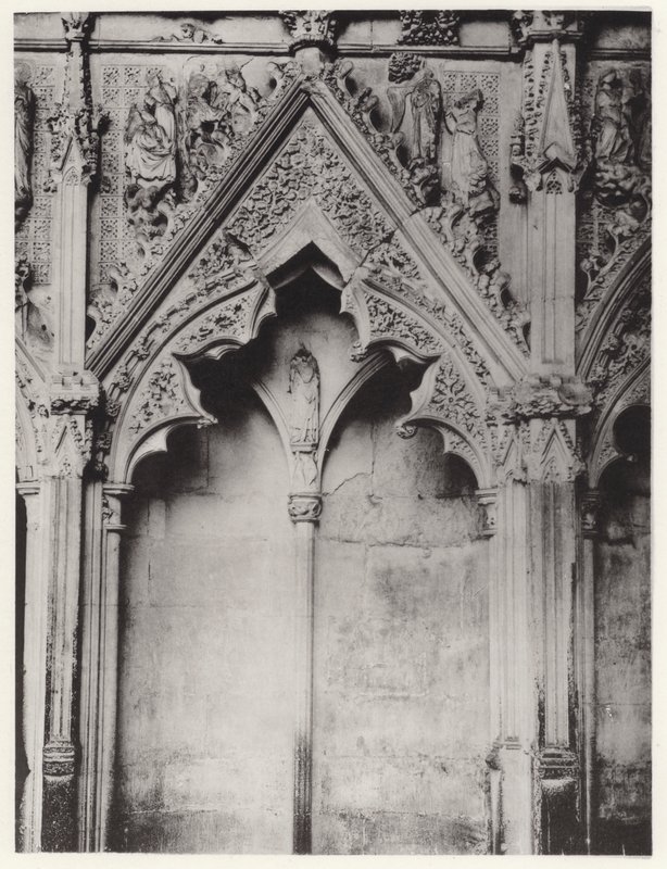 The Lady Chapel, Ely Cathedral: South Side, XIX (s/h foto) af English Photographer