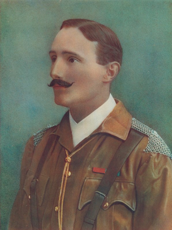 Den afdøde kaptajn den hon. R. H. De Montmorency. Kommandør af De Montmorencys spejdere af English Photographer