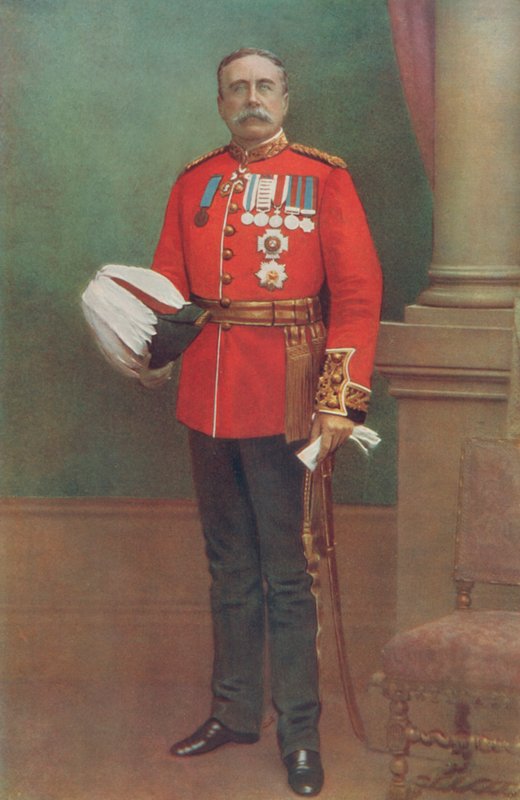 Den afdøde general Sir W. S. A. Lockhart. øverstkommanderende i Indien af English Photographer