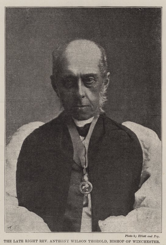 Den sene højre pastor Anthony Wilson Thorold, biskop af Winchester af English Photographer
