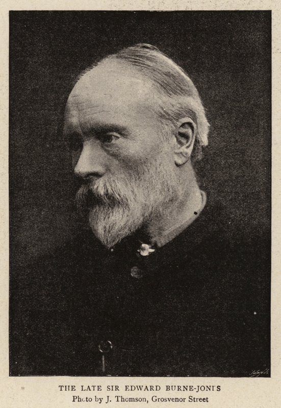 Den afdøde Sir Edward Burne-Jonts af English Photographer