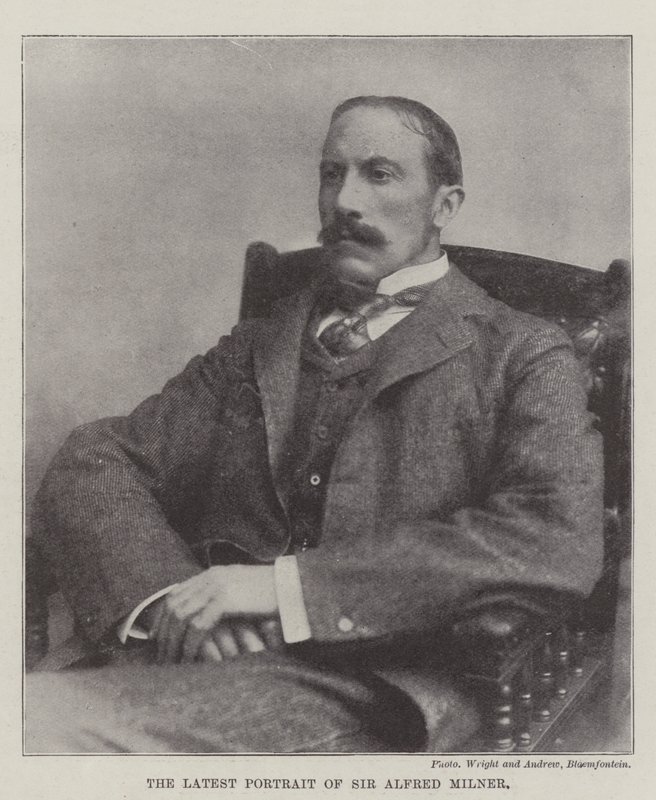 Det seneste portræt af Sir Alfred Milner af English Photographer