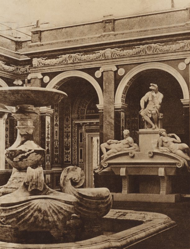 Det italienske Hofs Loggia af English Photographer