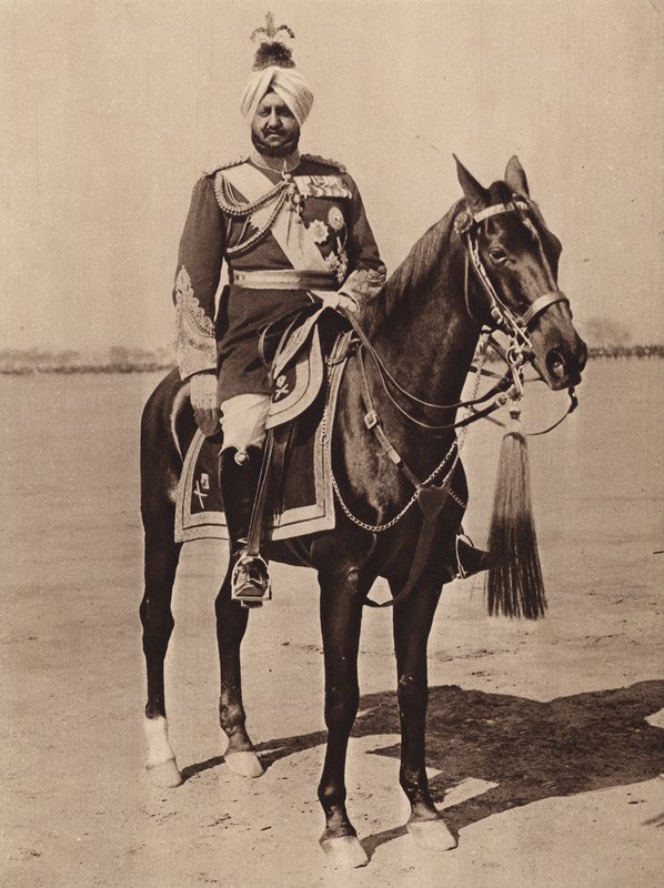 Maharajaen af Patiala (s/h-foto) af English Photographer