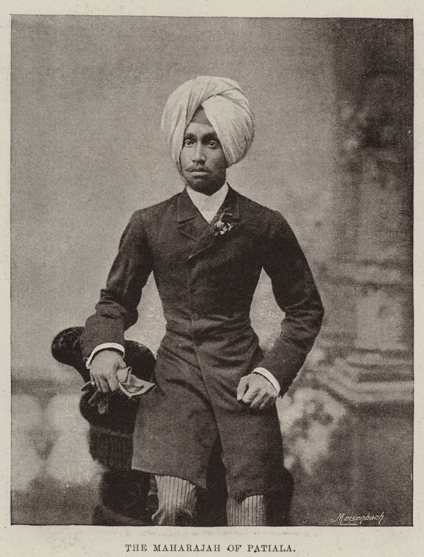 Maharajah af Patiala af English Photographer