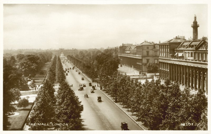 The Mall, London (s/h-billede) af English Photographer