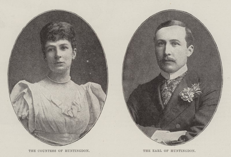 Lord Huntingdons ægteskab af English Photographer