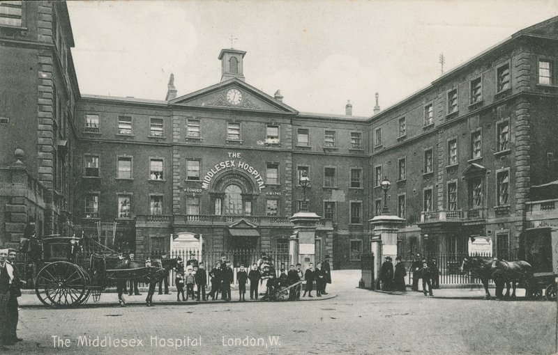 Middlesex Hospital, London, 1910 af English Photographer