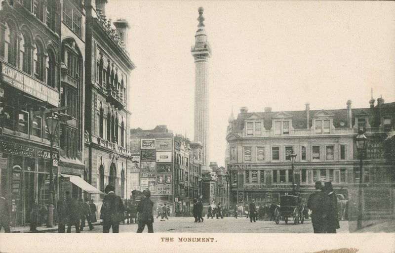 Monumentet, London af English Photographer