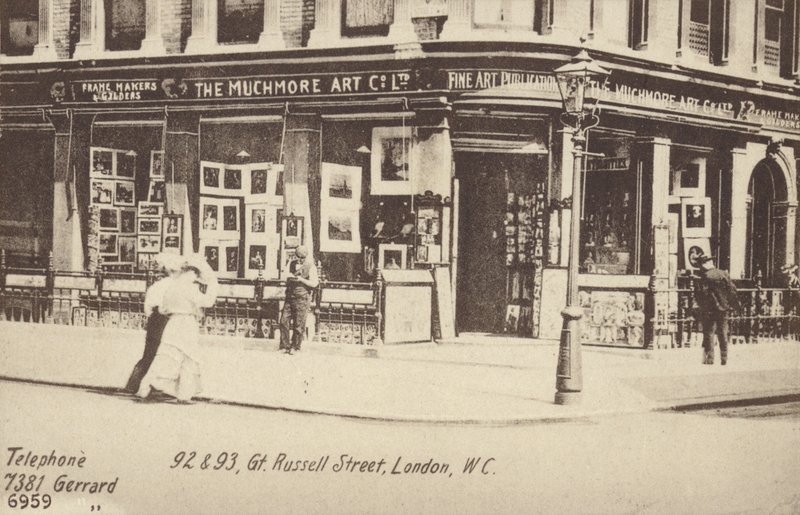 The Muchmore Art Co Ltd, 92 og 93, Great Russell Street, London, W C af English Photographer