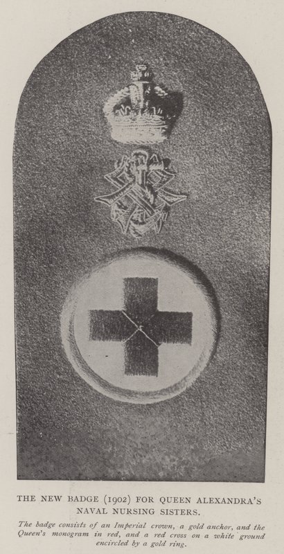 The New Badge (1902) for Queen Alexandras Naval Nursing Sisters af English Photographer