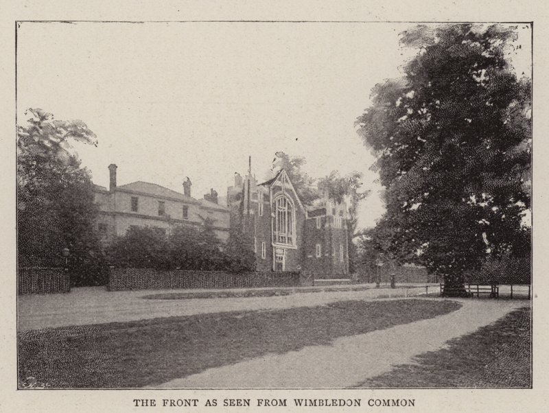 The New Buildings of Kings College School ved Wimbledon Common af English Photographer