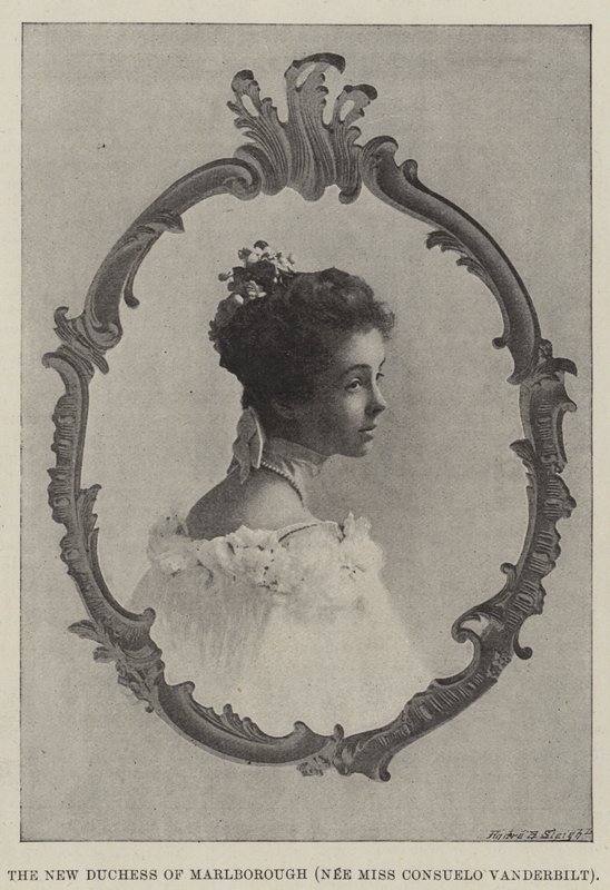 Den nye hertuginde af Marlborough (nee Miss Consuelo Vanderbilt) af English Photographer