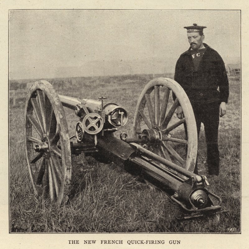 Den nye franske hurtigskydende pistol af English Photographer