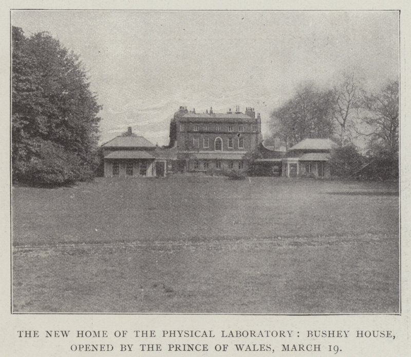 The New Home of the Physical Laboratory, Bushey House, åbnet af Prince of Wales, 19. marts af English Photographer