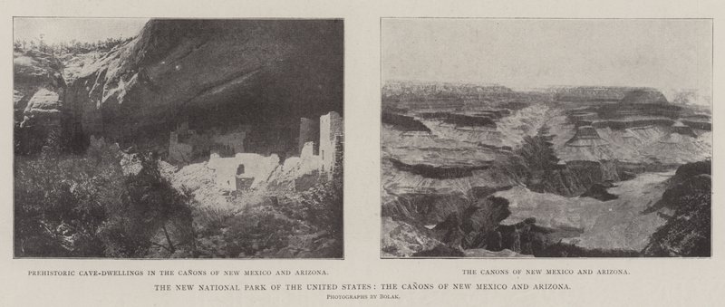 Den nye nationalpark i USA, kanonerne i New Mexico og Arizona af English Photographer