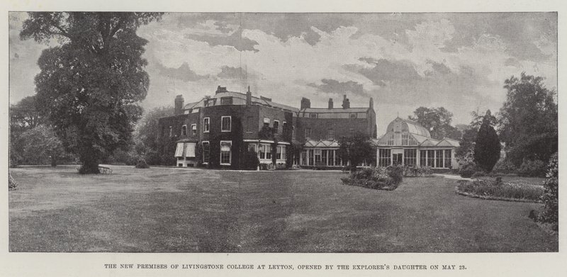 The New Premises of Livingstone College i Leyton, åbnet af Explorers Daughter den 23. maj af English Photographer