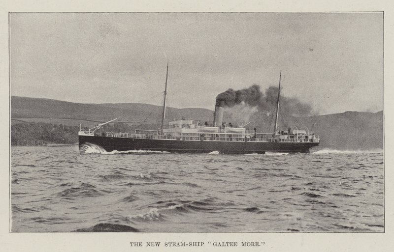 The New Steam-Ship Galtee More af English Photographer