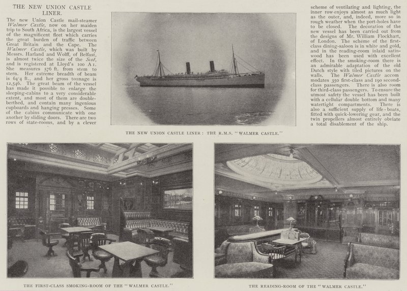 Den nye Union Castle Liner af English Photographer