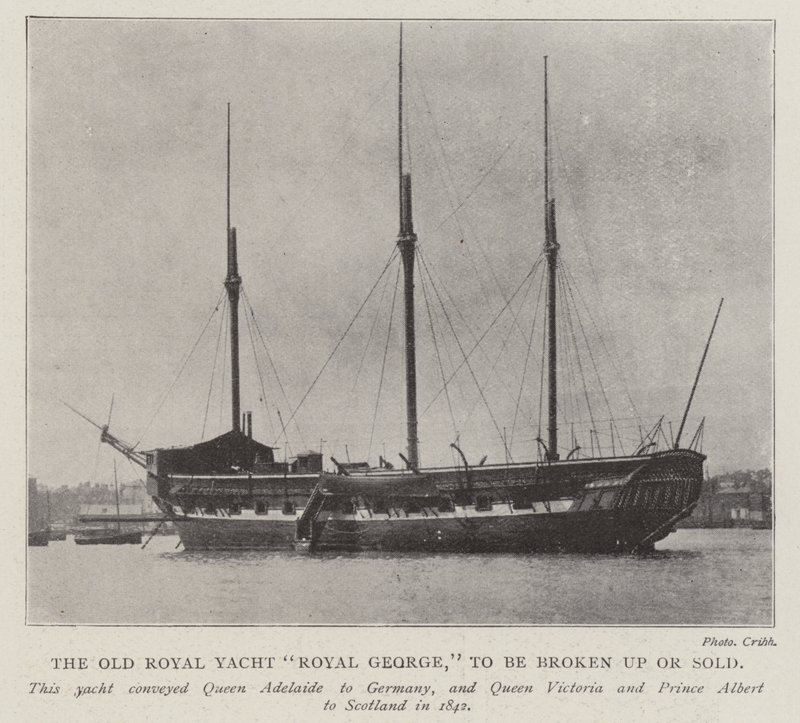 The Old Royal Yacht Royal George, skal brydes op eller sælges af English Photographer