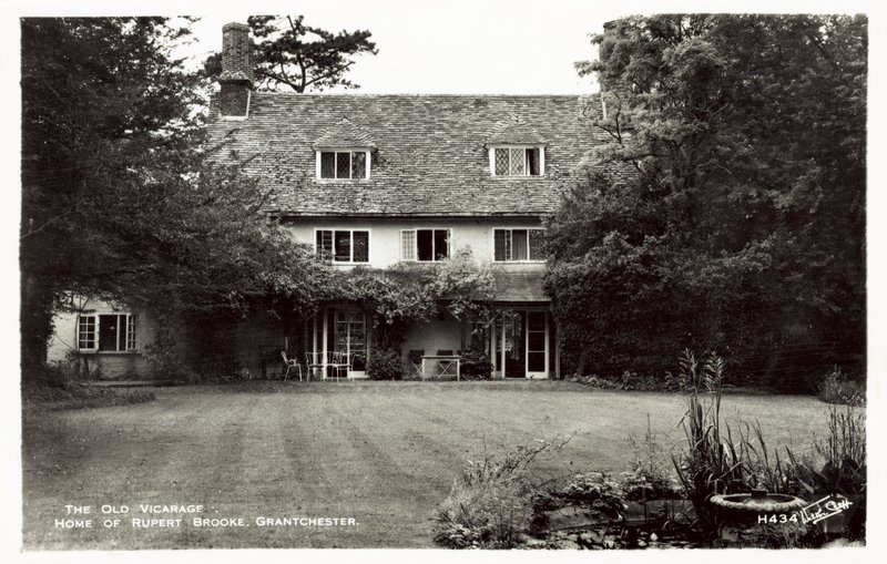 The Old Vicarage, Rupert Brookes hjem, Grantchester, Cambridge af English Photographer