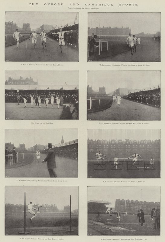 Oxford og Cambridge Sports af English Photographer