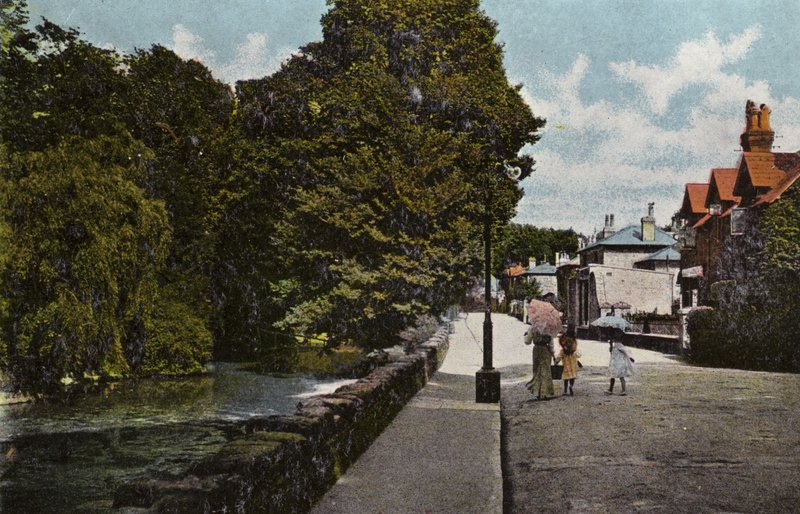 Dammen, Bonchurch af English Photographer