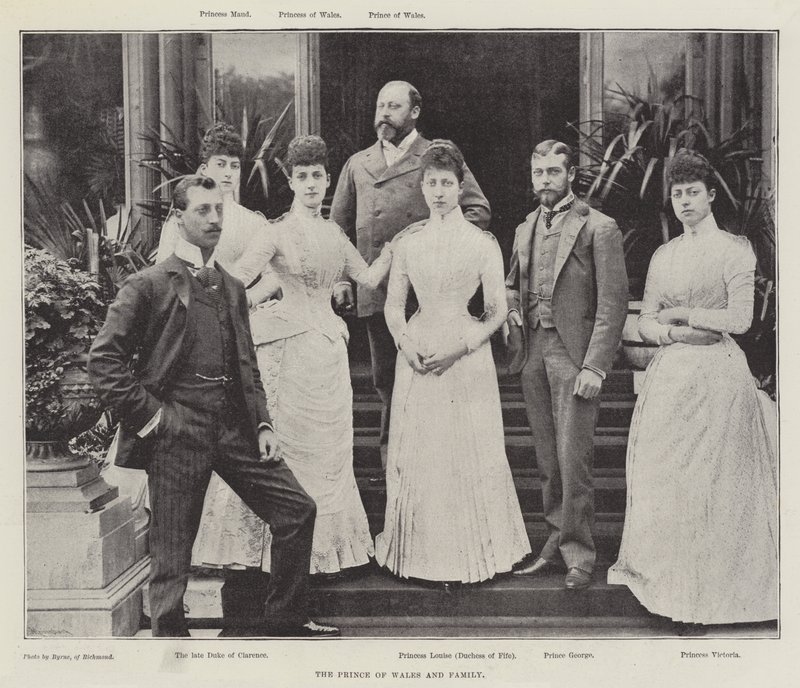 Prinsen af Wales og familie af English Photographer