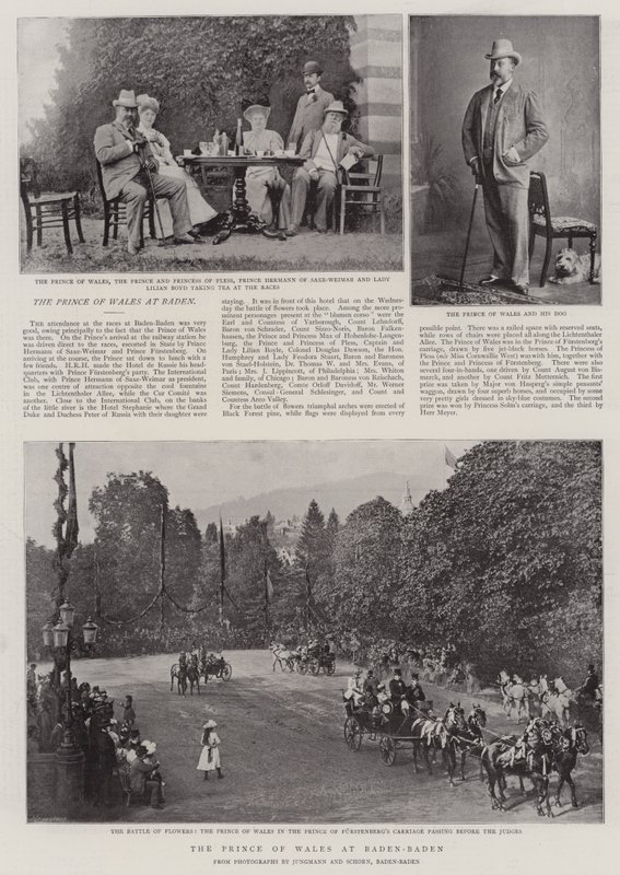 Prinsen af Wales i Baden-Baden af English Photographer