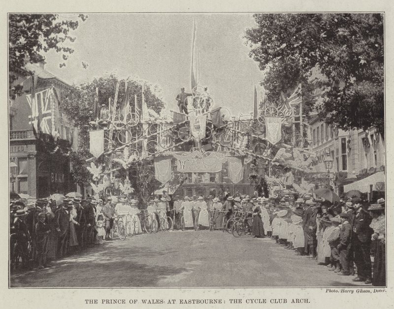 Prinsen af Wales i Eastbourne, Cycle Club Arch af English Photographer