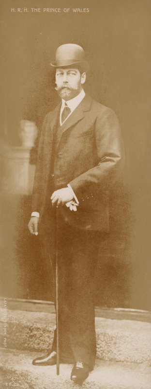 Prinsen af Wales, den fremtidige kong George V (s/h foto) af English Photographer