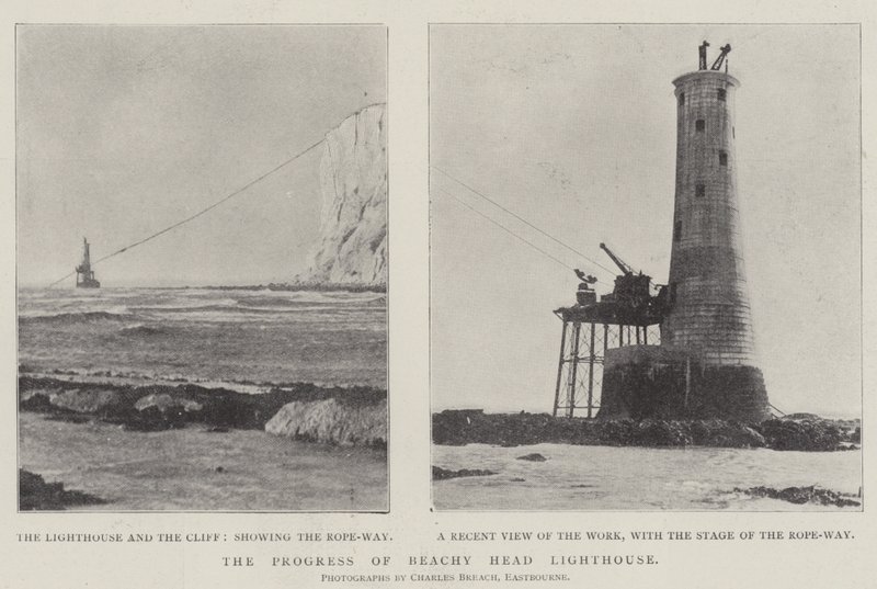 Beachy Head Lighthouses fremskridt af English Photographer