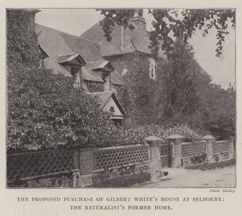 Det foreslåede køb af Gilbert Whites House i Selborne, naturforskernes tidligere hjem af English Photographer
