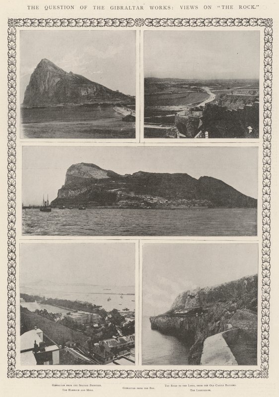 Spørgsmålet om Gibraltar Works, Views on The Rock af English Photographer