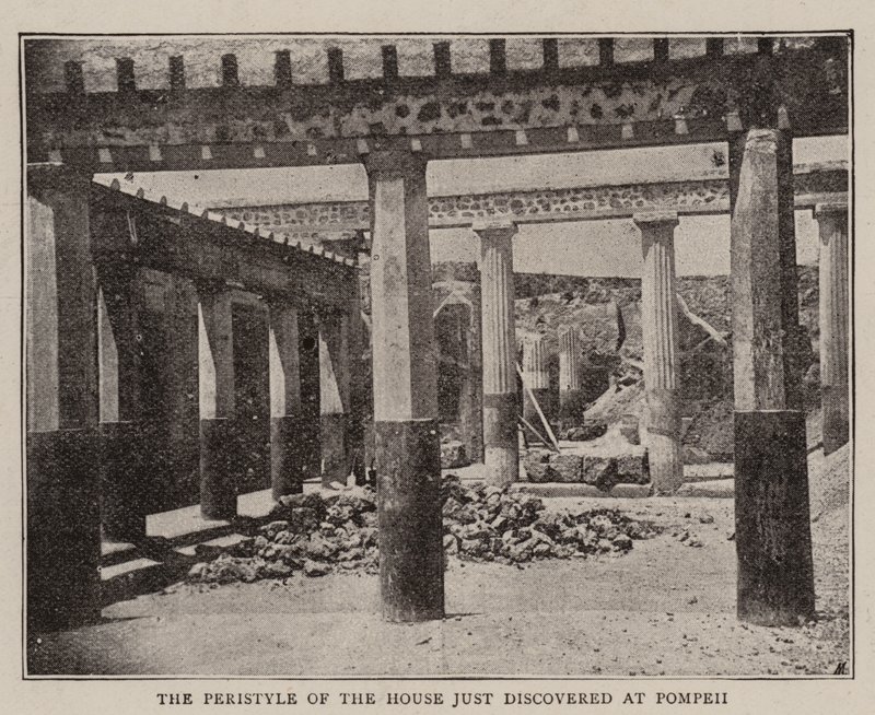 De seneste opdagelser i Pompeji af English Photographer
