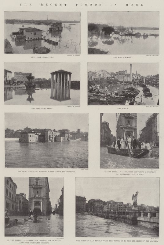 De seneste oversvømmelser i Rom af English Photographer