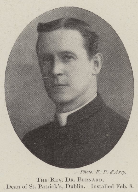 Præsten Dr. Bernard, dekan for St. Patricks, Dublin, indsat 8. februar af English Photographer