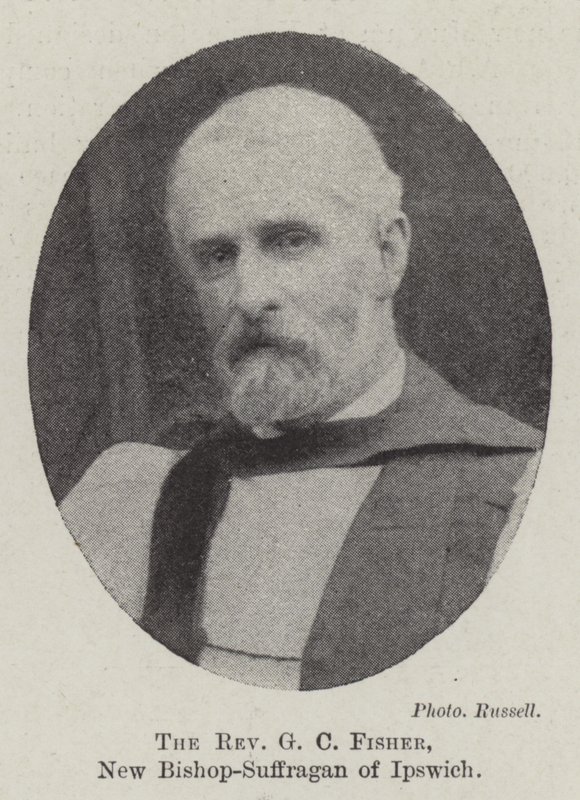 Pastor G C Fisher, ny biskop-Suffragan af Ipswich af English Photographer