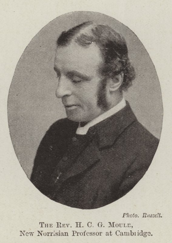Reverend H C G Moule, New Norrisian Professor ved Cambridge af English Photographer