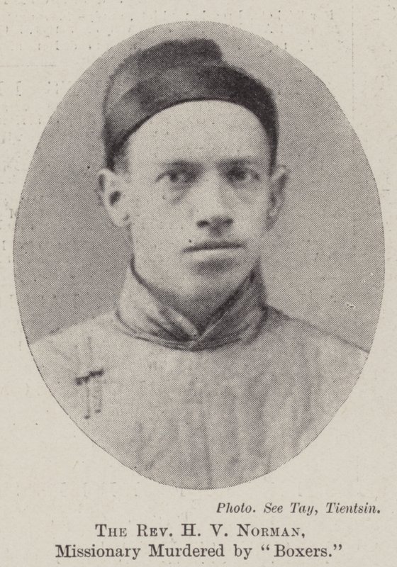 Pastor H V Norman, missionær myrdet af boksere af English Photographer
