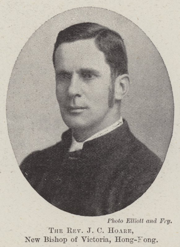 Pastor J C Hoare, ny biskop af Victoria, Hong-Kong af English Photographer